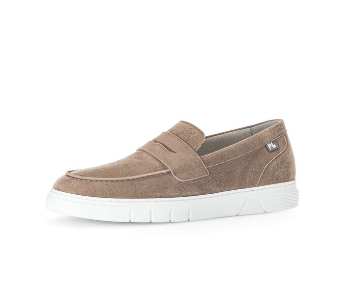 Pius Gabor Herren Slipper Braun - Rauleder