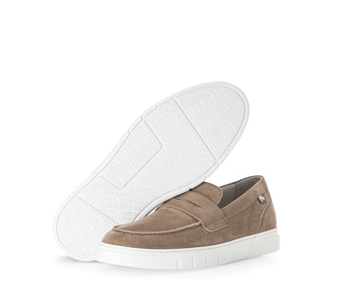 Pius Gabor Herren Slipper Braun - Rauleder