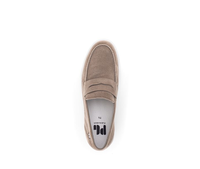 Pius Gabor Herren Slipper Braun - Rauleder