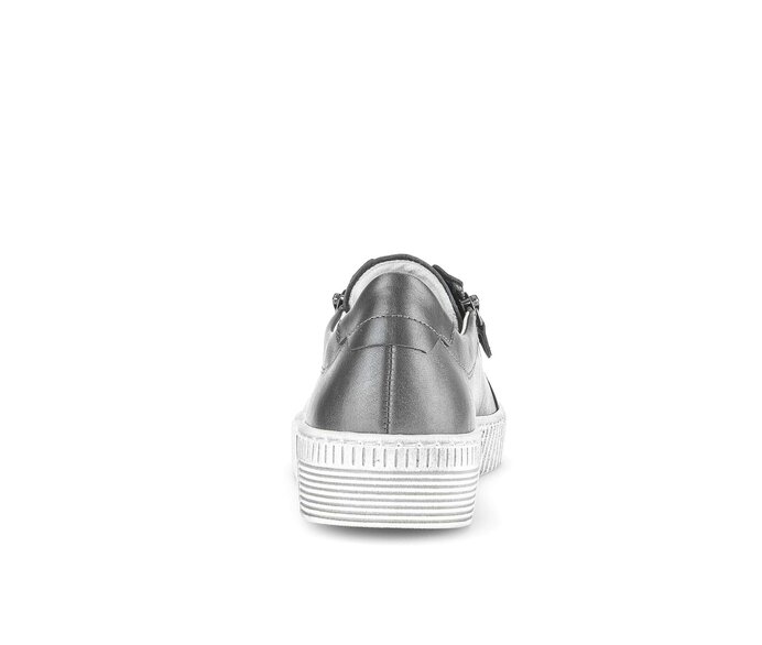 Gabor Damen  Sneaker Low Grau - Glattleder