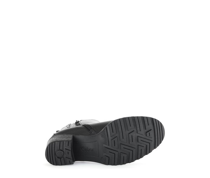 Gabor Damen  Plateau Stiefelette Schwarz - Glattleder
