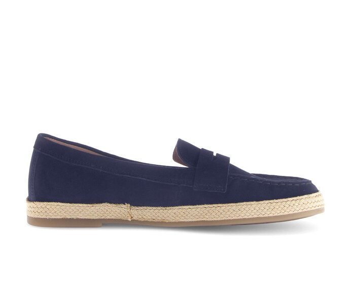 Gabor Damen  Slipper Blau - Rauleder
