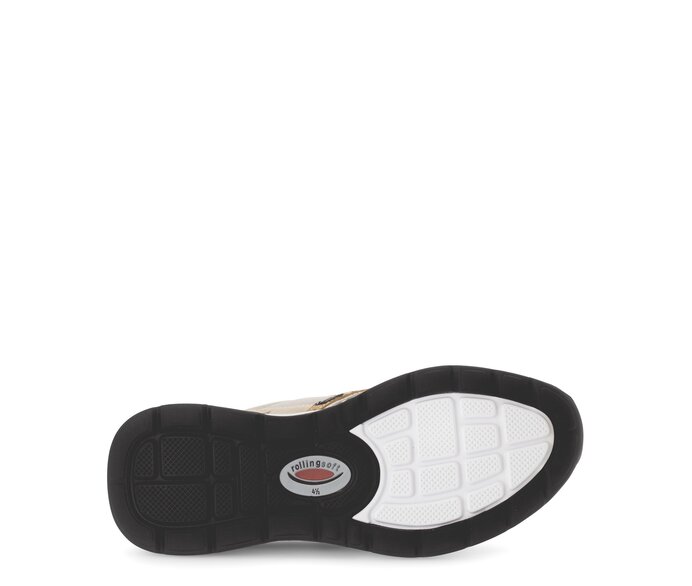 Gabor Damen  Sneaker Low Beige - Materialmix Leder/Lederimitat