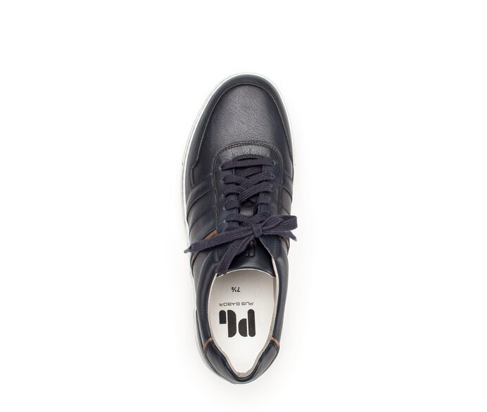 Pius Gabor Herren Sneaker Low Blau - Glattleder