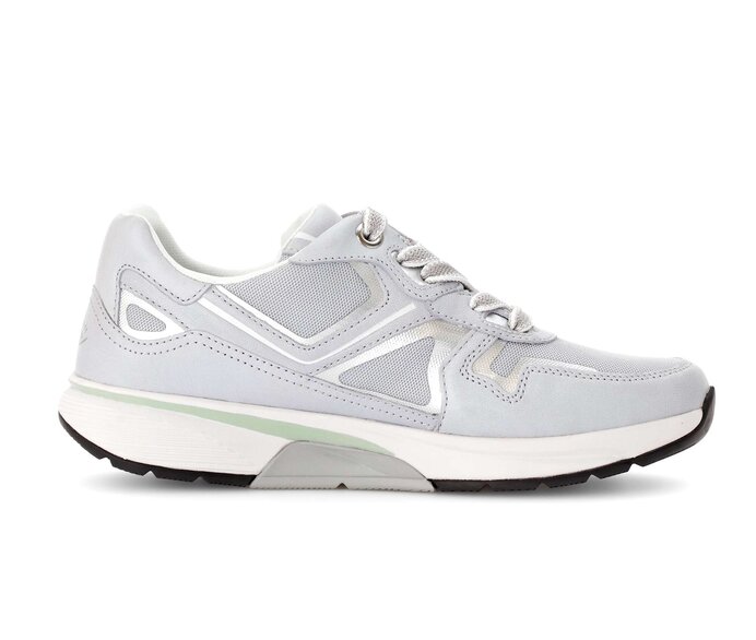 Gabor Damen  Sneaker Low Grau - Materialmix Leder/Lederimitat