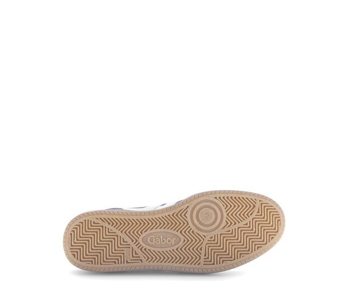 Gabor Damen  Sneaker Low Blau - Materialmix Leder