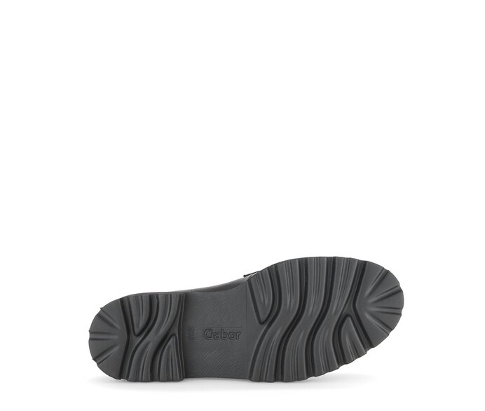 Gabor Damen  Loafer Schwarz - Glattleder