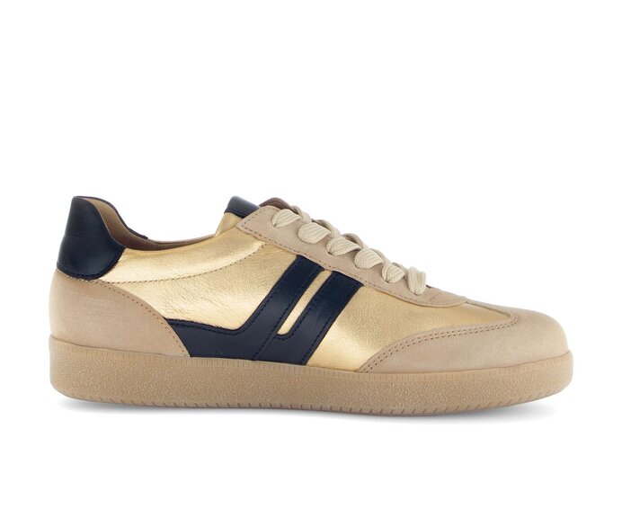 Gabor Damen  Sneaker Low Braun - Materialmix Leder