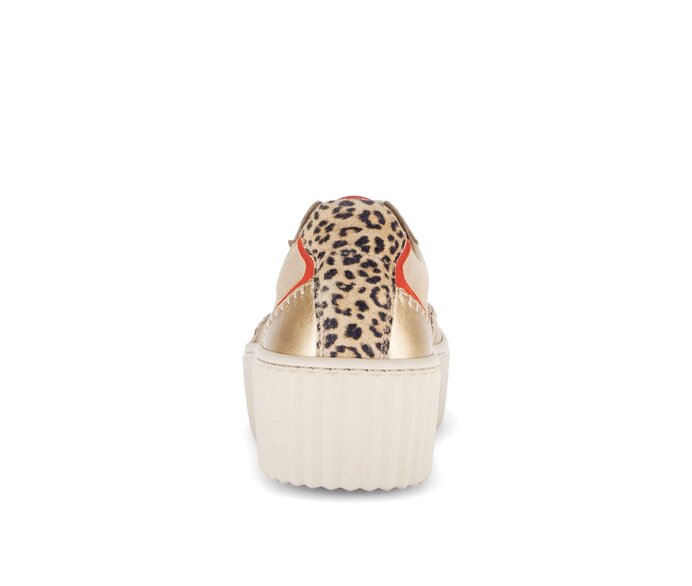 Gabor Damen  Sneaker Low Beige - Materialmix Leder