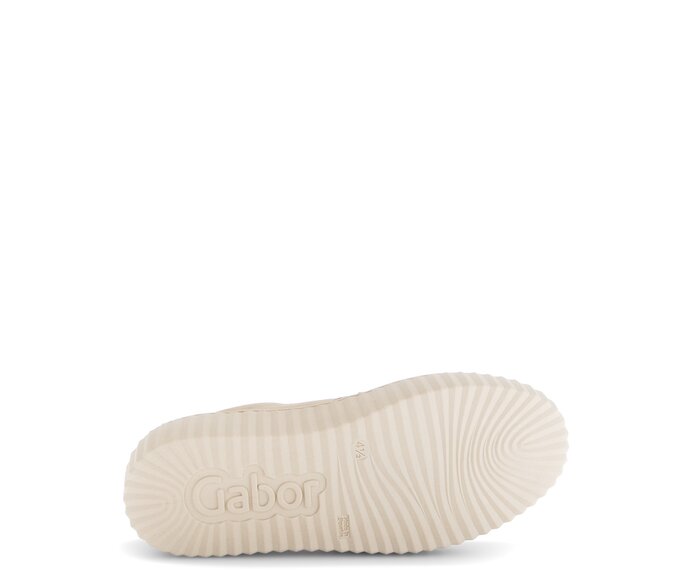 Gabor Damen  Sneaker Low Beige - Materialmix Leder