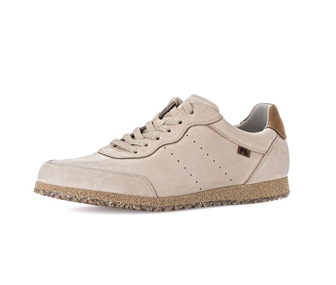 Pius Gabor Herren Sneaker Low Beige - Nubuk