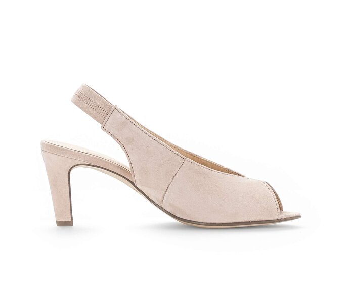 Gabor Damen  Peeptoes Rosa - Rauleder