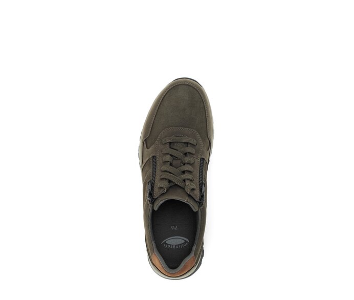 Gabor Herren Rollingsoft Sneaker Low Grün - Nubuk