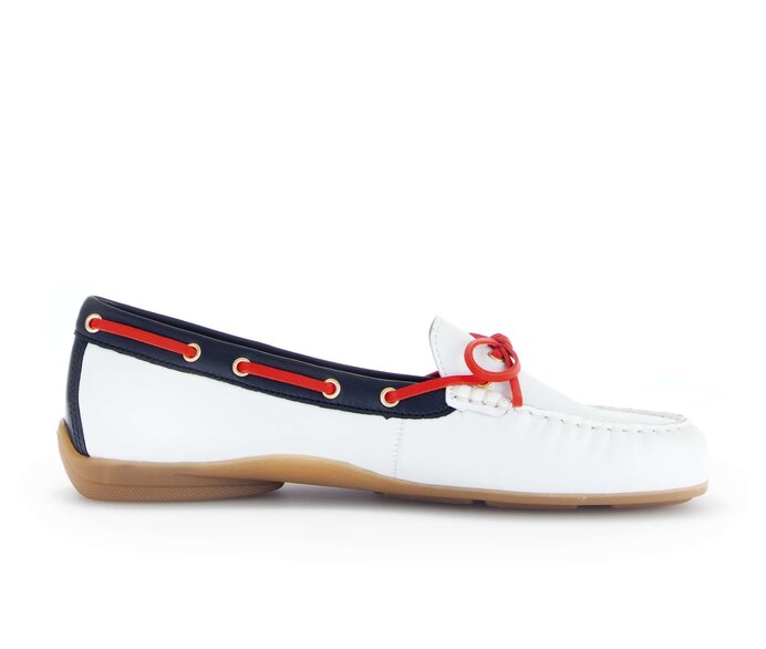 Gabor Damen  Slipper Weiß - Glattleder