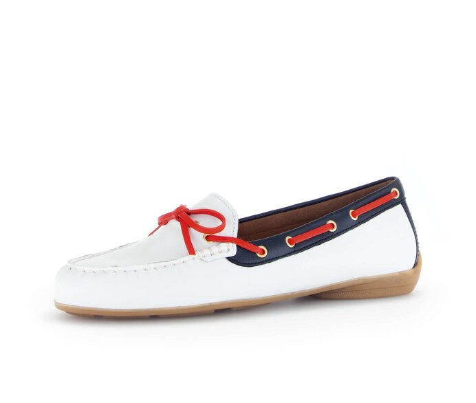 Gabor Damen  Slipper Weiß - Glattleder
