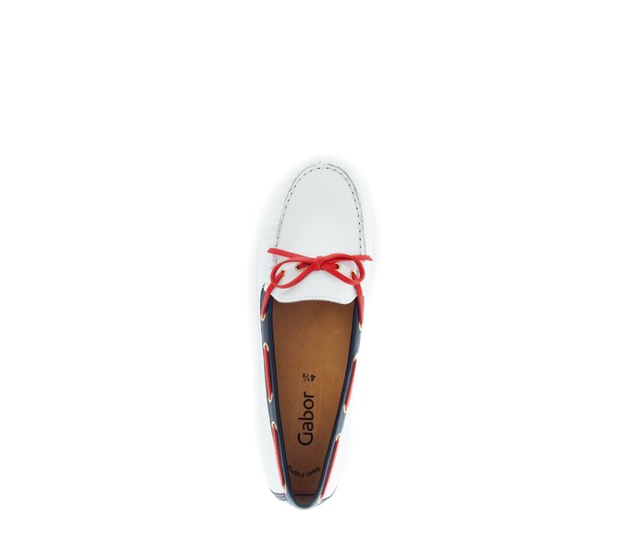 Gabor Damen  Slipper Weiß - Glattleder