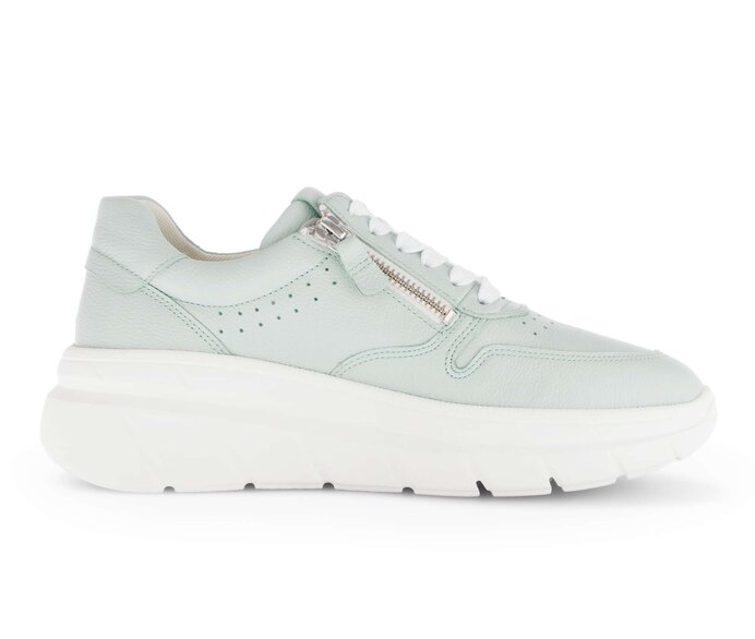 Gabor Damen  Sneaker Low Grün - Glattleder