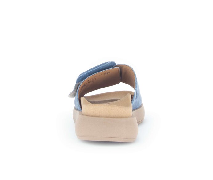 Gabor Damen  Pantolette Blau - Rauleder
