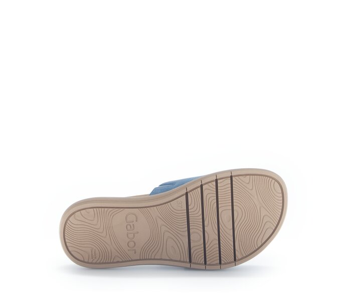 Gabor Damen  Pantolette Blau - Rauleder