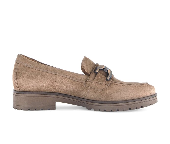 Gabor Damen  Loafer Bronze - Rauleder