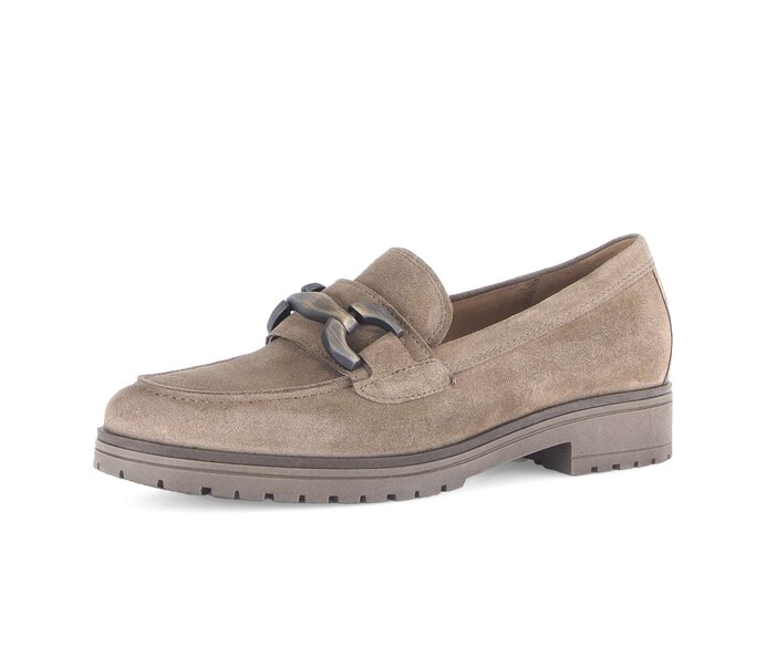 Gabor Damen  Loafer Bronze - Rauleder