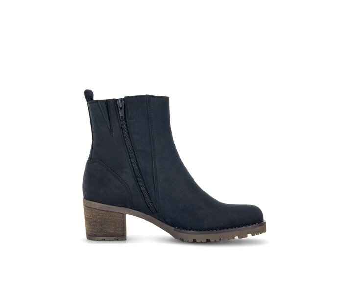 Gabor Damen  Sportliche Stiefelette Blau - Rauleder