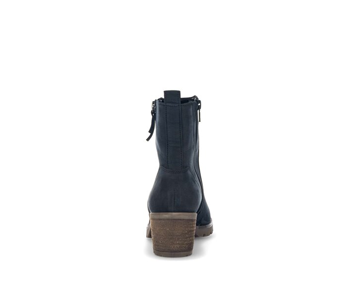 Gabor Damen  Sportliche Stiefelette Blau - Rauleder