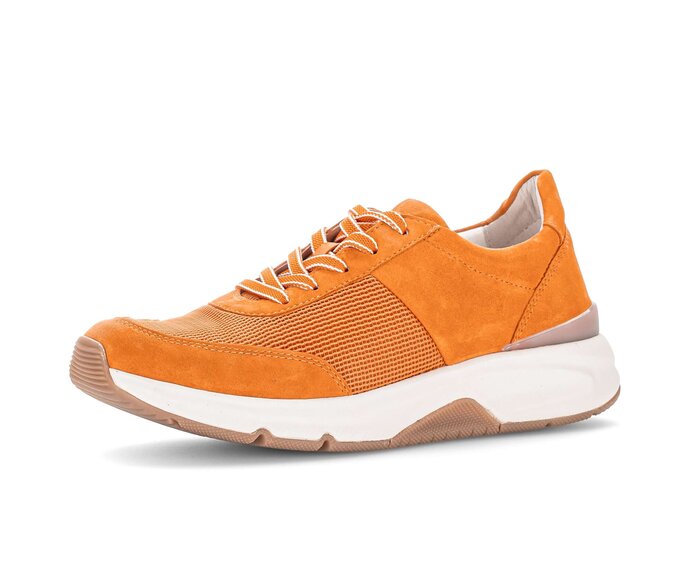 Gabor Damen  Sneaker Low Orange - Materialmix Leder/Lederimitat