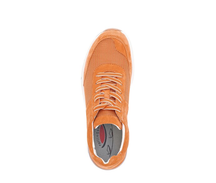 Gabor Damen  Sneaker Low Orange - Materialmix Leder/Lederimitat