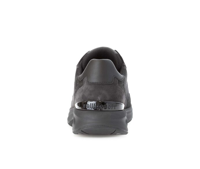 Gabor Damen  Sneaker Low Schwarz - Materialmix Leder/Lederimitat