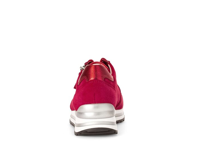 Gabor Damen  Sneaker Low Rot - Rauleder