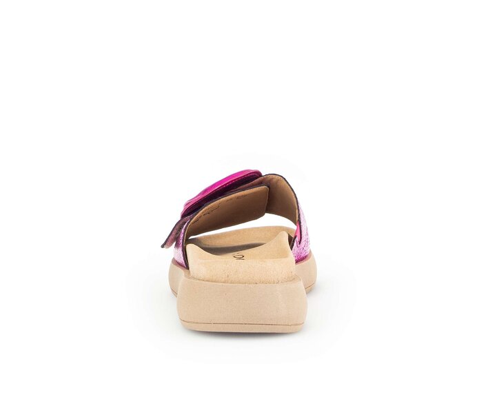 Gabor Damen  Pantolette Pink - Materialmix Leder