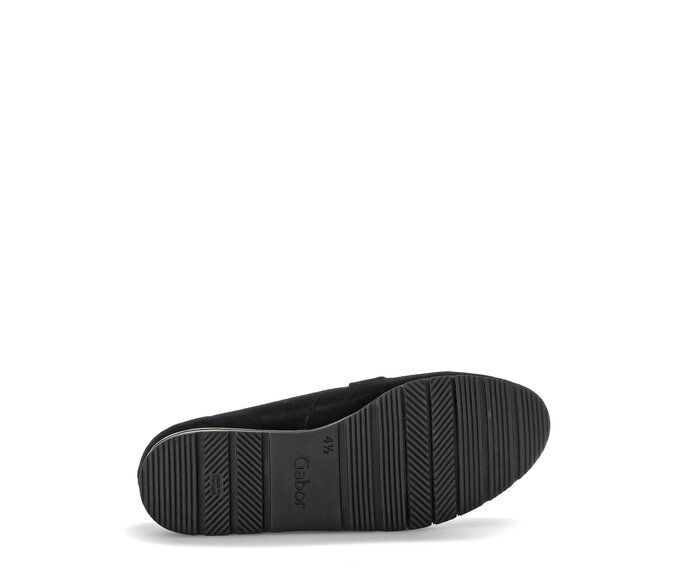 Gabor Damen  Slipper Schwarz - Rauleder