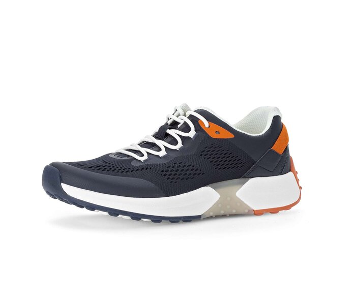 Gabor Herren Rollingsoft Sneaker Low Blau - Textil