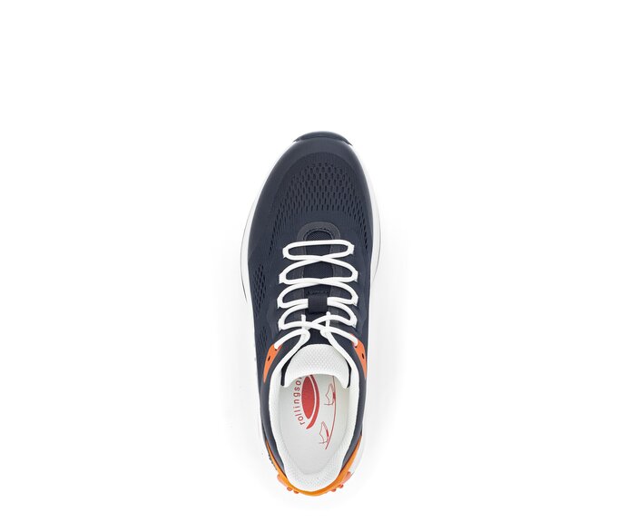 Gabor Herren Rollingsoft Sneaker Low Blau - Textil