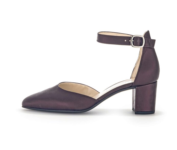 Gabor Damen Spangenpumps Rot - Effektleder