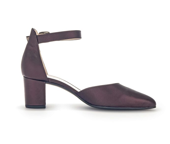 Gabor Damen  Spangenpumps Rot - Effektleder