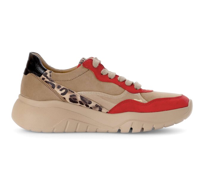 Gabor Damen  Sneaker Low Multicolour - Materialmix Leder