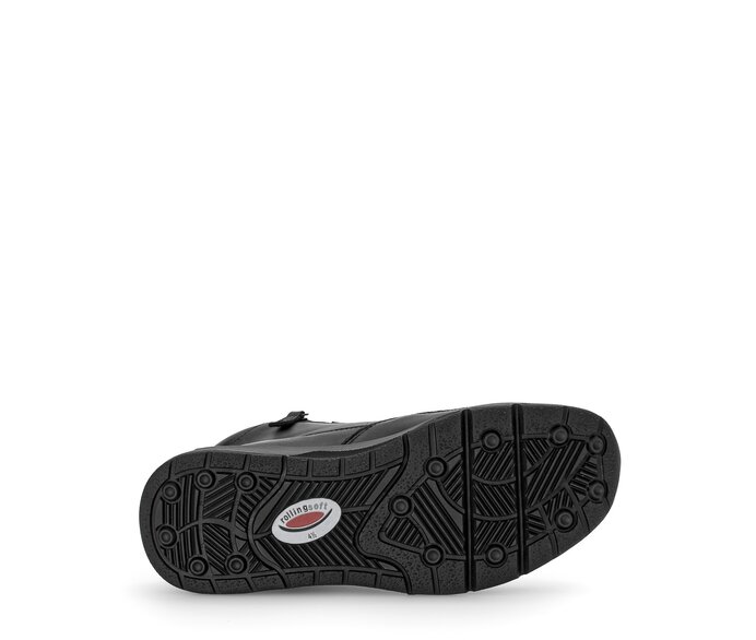 Gabor Damen  Schnürstiefelette Schwarz - Glattleder