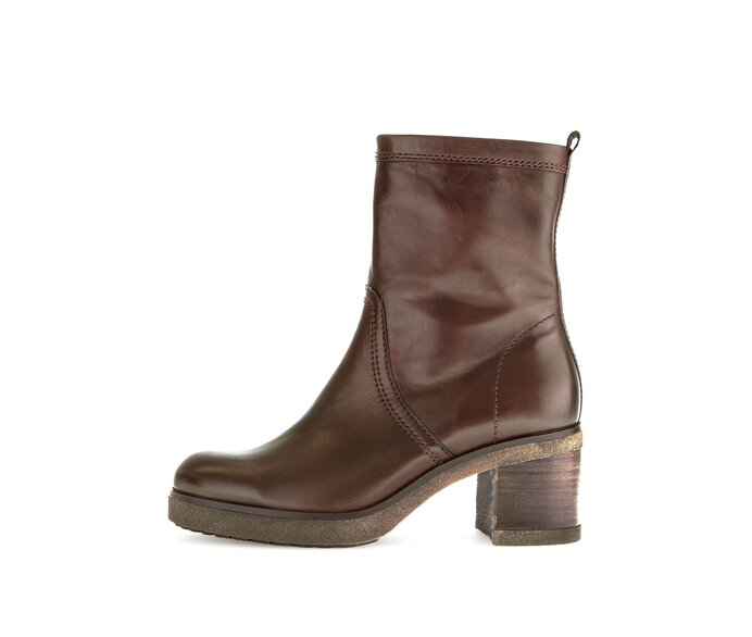 Gabor Damen Plateau Stiefelette Braun - Glattleder