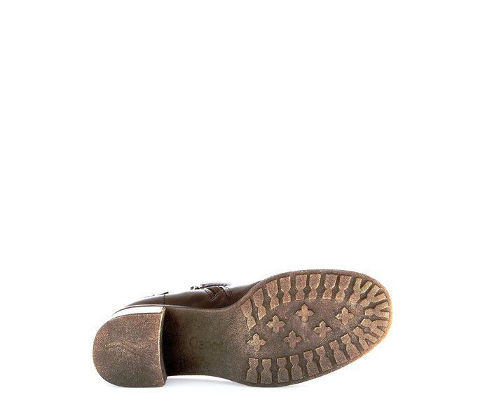 Gabor Damen  Plateau Stiefelette Braun - Glattleder