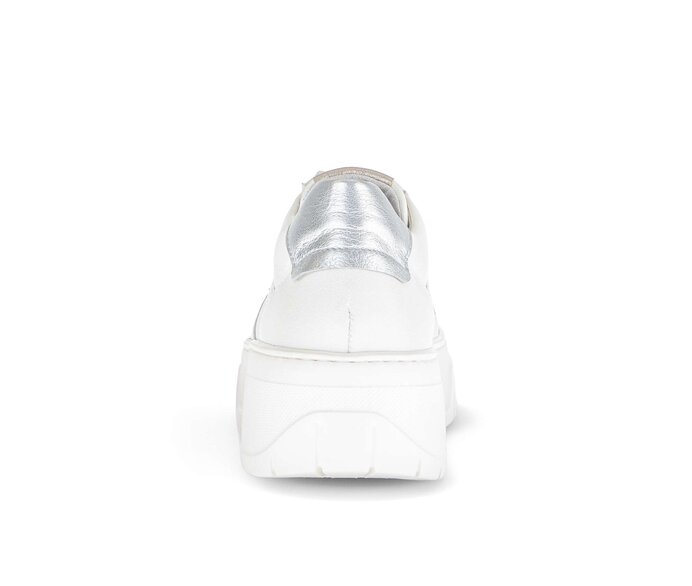 Gabor Damen  Sneaker Low Creme - Materialmix Leder