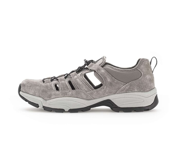 Pius Gabor Herren Sneaker Low Grau - Materialmix Leder/Textil