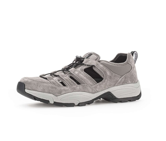 Pius Gabor Herren Sneaker Low Grau - Materialmix Leder/Textil