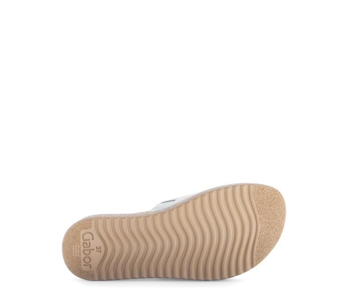 Gabor Damen  Pantolette Silber - Effektleder