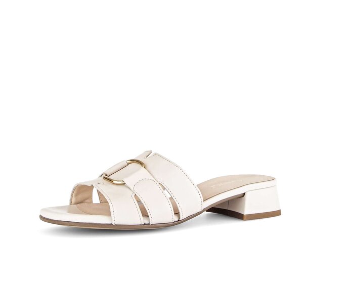 Gabor Damen  Pantolette Beige - Glattleder