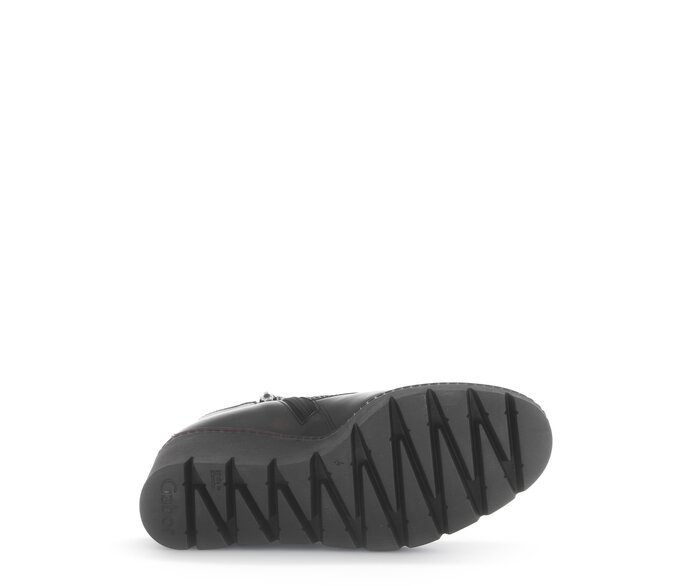 Gabor Damen  Plateau Stiefelette Schwarz - Glattleder