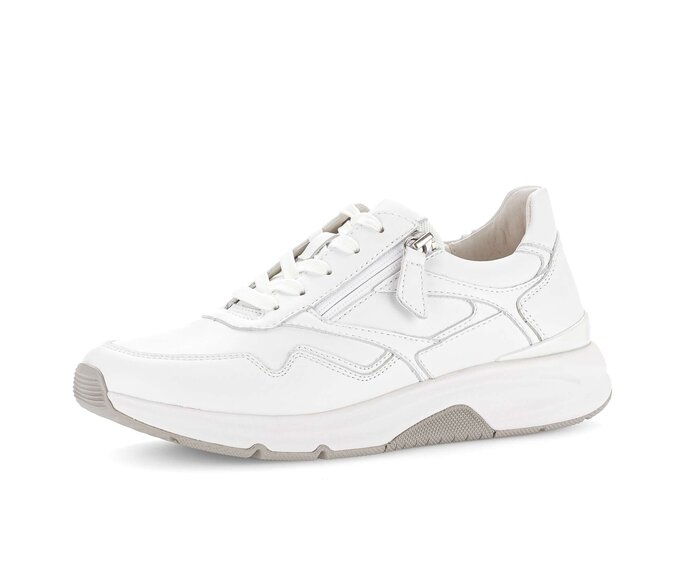 Gabor Damen  Sneaker Low Weiß - Glattleder