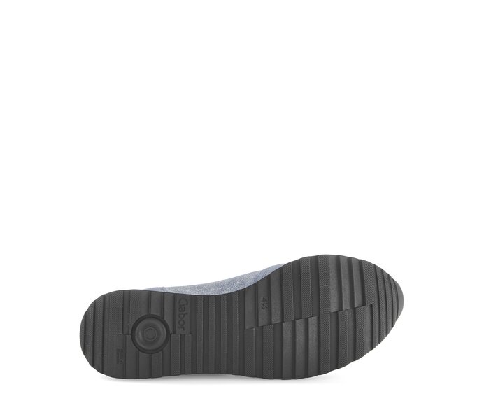 Gabor Damen  Sneaker Low Blau - Materialmix Leder