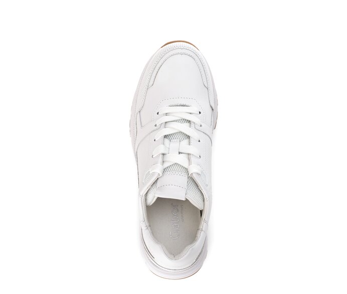 Gabor Damen  Sneaker Low Weiß - Glattleder